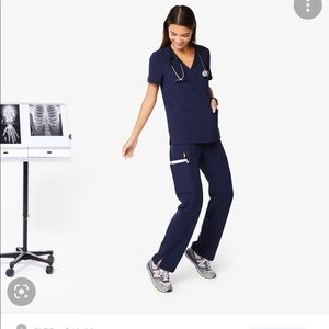 Figs Navy Scrubs Set